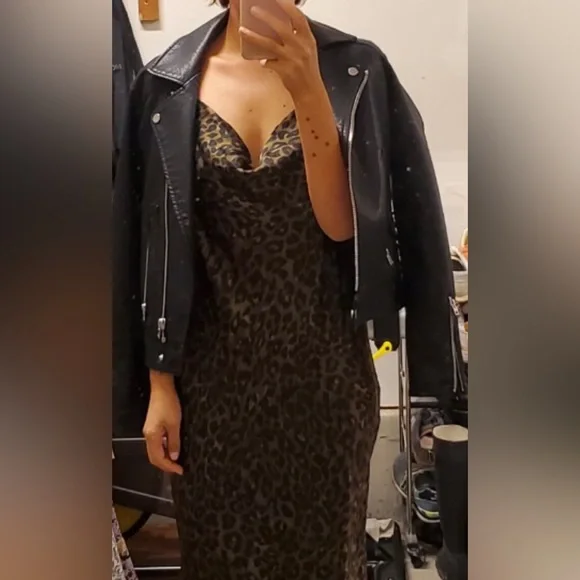 Topshop faux leather moto jacket - Picture 6 of 6